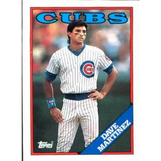 1988 Topps #439 Dave Martinez NM-MT Chicago Cubs Baseball Card