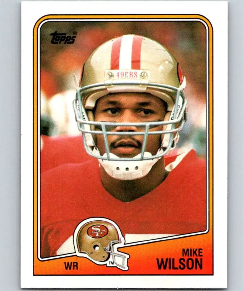 1988 Topps #44 Mike Wilson EX Excellent RC Rookie San Francisco 49ers Football Card - Football Card Single