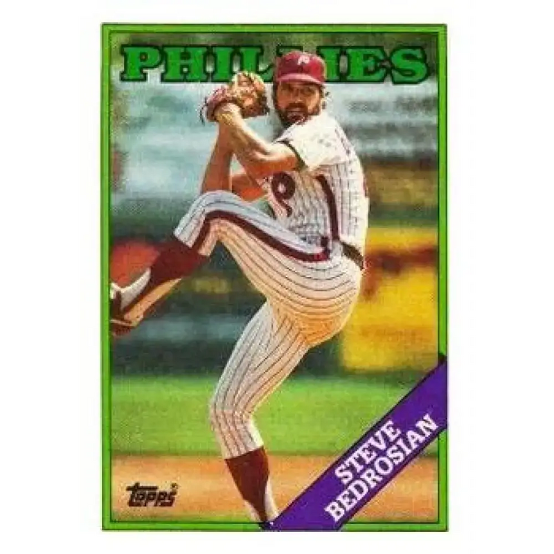 1988 Topps #440 Steve Bedrosian NM-MT Philadelphia Phillies Baseball Card - Baseball Card Single