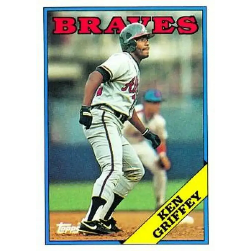 1988 Topps #443 Ken Griffey Sr. NM-MT Atlanta Braves Baseball Card - Baseball Card Single