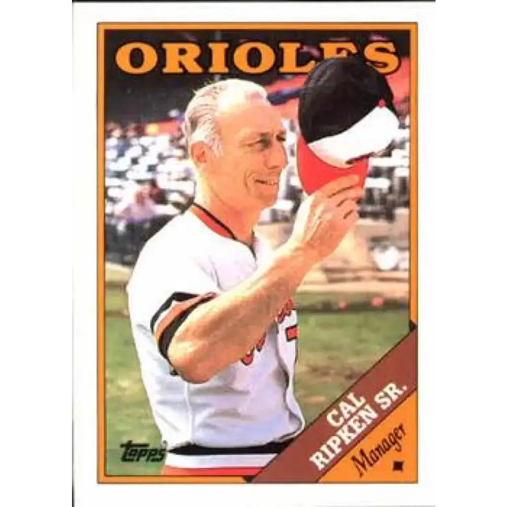 1988 Topps #444 Cal Ripken Sr. NM-MT Baltimore Orioles Baseball Card - Baseball Card Single