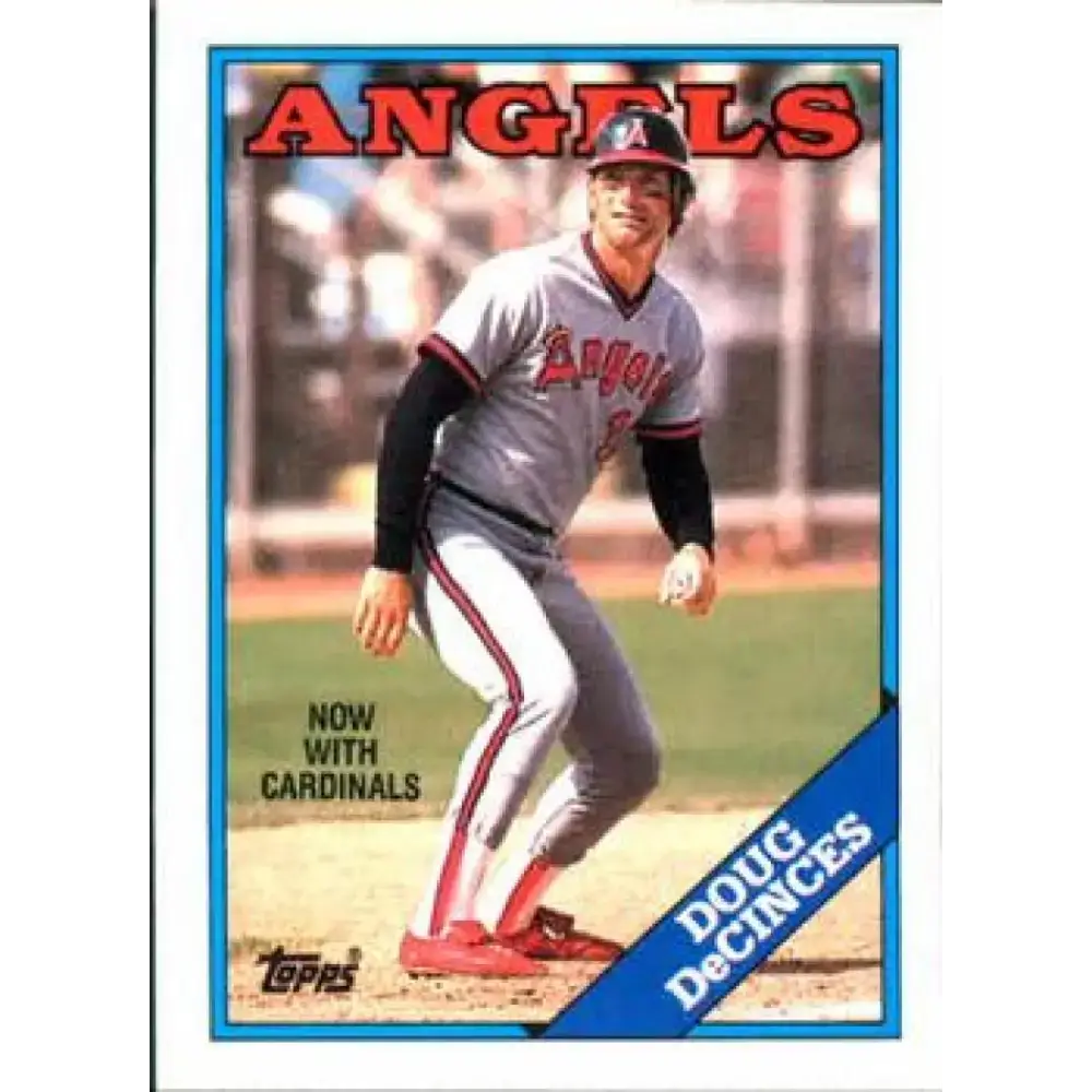 1988 Topps #446 Doug DeCinces NM-MT California Angels Baseball Card - Baseball Card Single
