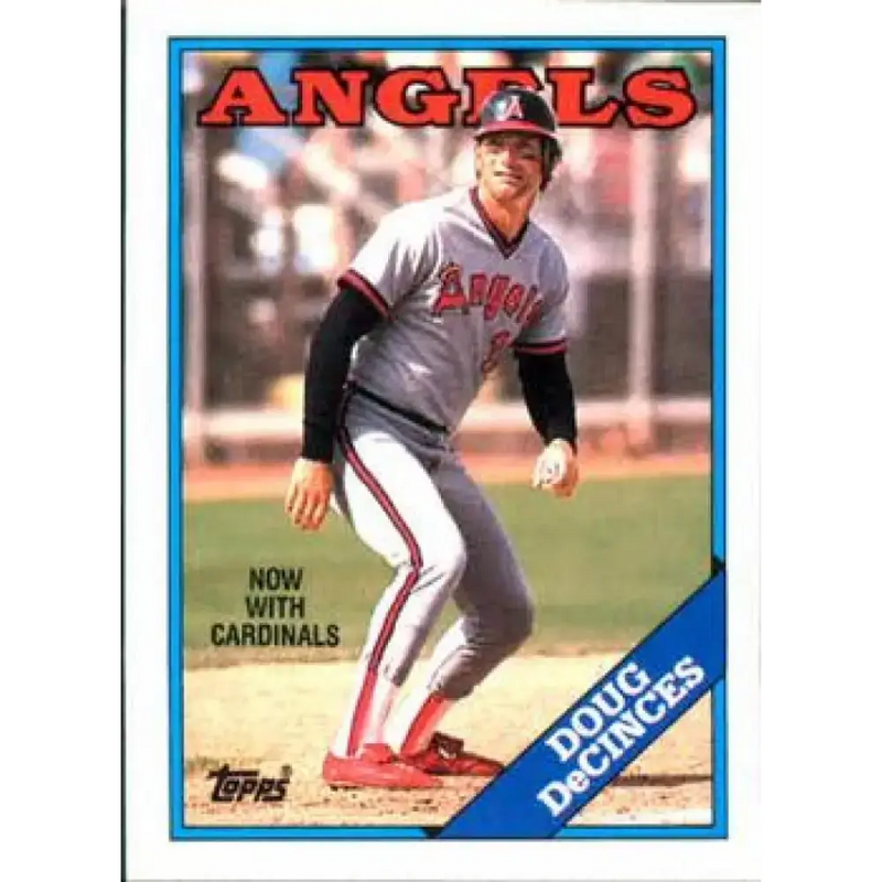 1988 Topps #446 Doug DeCinces NM-MT California Angels Baseball Card - Baseball Card Single