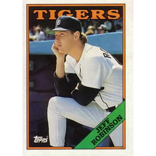 1988 Topps #449 Jeff Robinson NM-MT Detroit Tigers Baseball Card