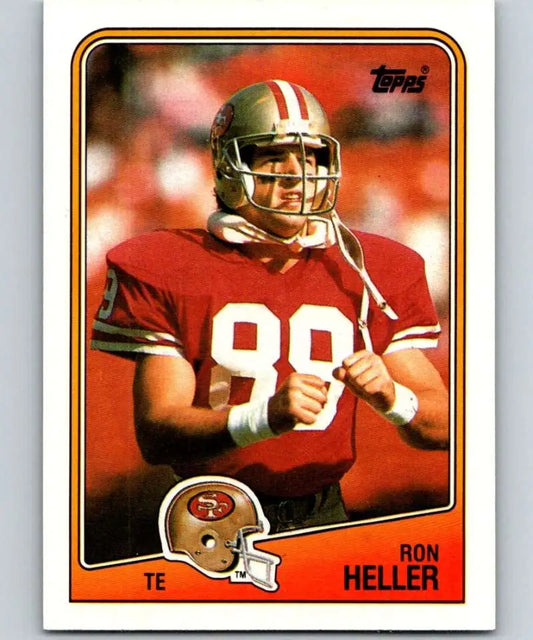 1988 Topps #45 Ron Heller EX Excellent RC Rookie San Francisco 49ers Football Card