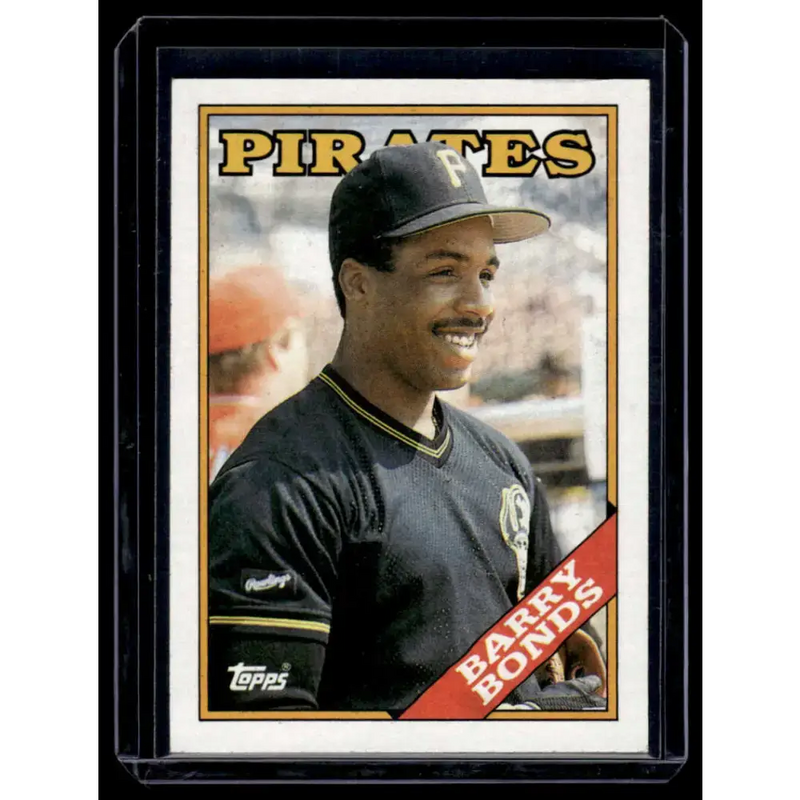 1988 Topps #450 Barry Bonds Pittsburgh Pirates NM-MT - Baseball Card Single