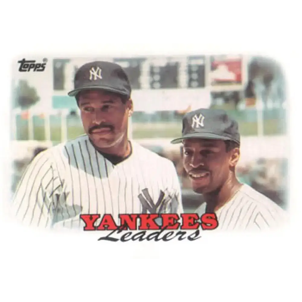 1988 Topps #459 Dave Winfield/Willie Randolph NM-MT New York Yankees Baseball Card - Baseball Card Single