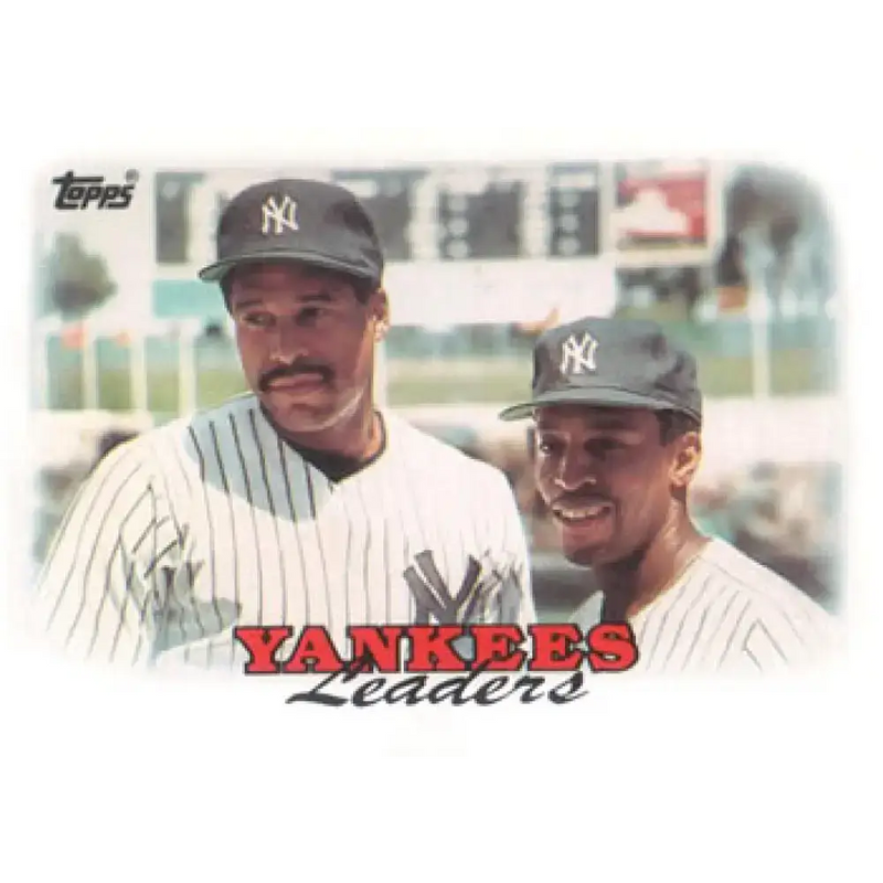 1988 Topps #459 Dave Winfield/Willie Randolph NM-MT New York Yankees Baseball Card - Baseball Card Single