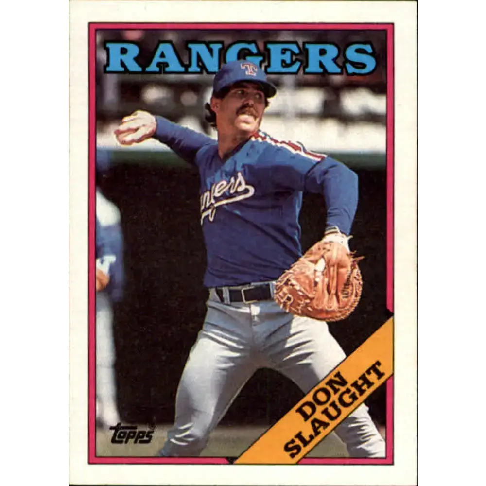 1988 Topps #462 Don Slaught NM-MT Texas Rangers Baseball Card - Baseball Card Single