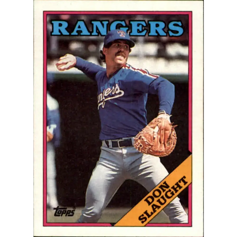 1988 Topps #462 Don Slaught NM-MT Texas Rangers Baseball Card - Baseball Card Single