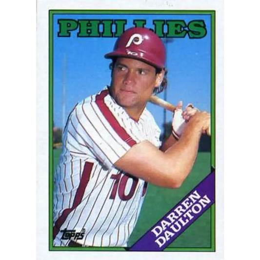 1988 Topps #468 Darren Daulton NM-MT Philadelphia Phillies Baseball Card