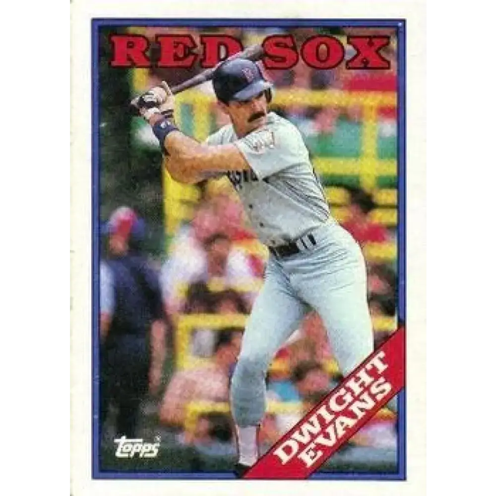 1988 Topps #470 Dwight Evans NM-MT Boston Red Sox Baseball Card - Baseball Card Single
