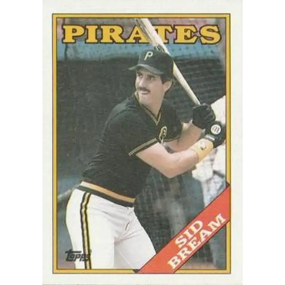 1988 Topps #478 Sid Bream NM-MT Pittsburgh Pirates Baseball Card - Baseball Card Single
