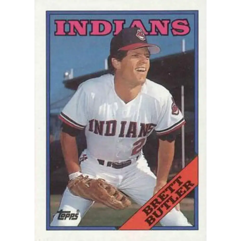 1988 Topps #479 Brett Butler NM-MT Cleveland Indians Baseball Card - Baseball Card Single