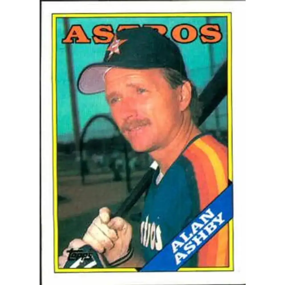 1988 Topps #48 Alan Ashby NM-MT Houston Astros Baseball Card - Baseball Card Single