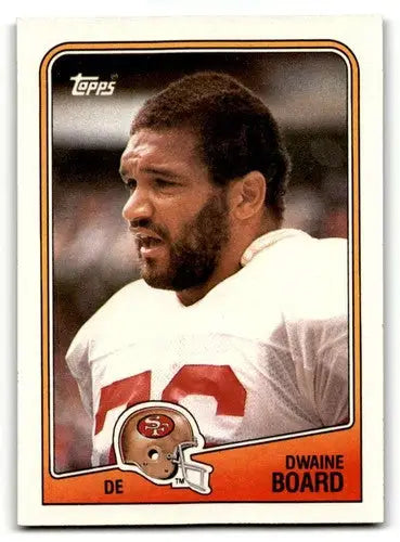 Dwaine Board San Francisco football card from 1988 Topps #48 San Francisco 49ers