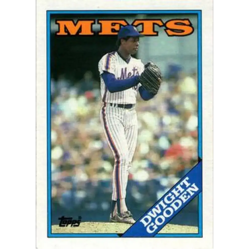 1988 Topps #480 Dwight Gooden NM-MT New York Mets Baseball Card - Baseball Card Single