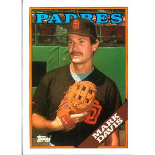 1988 Topps #482 Mark Davis NM-MT San Diego Padres Baseball Card - Baseball Card Single