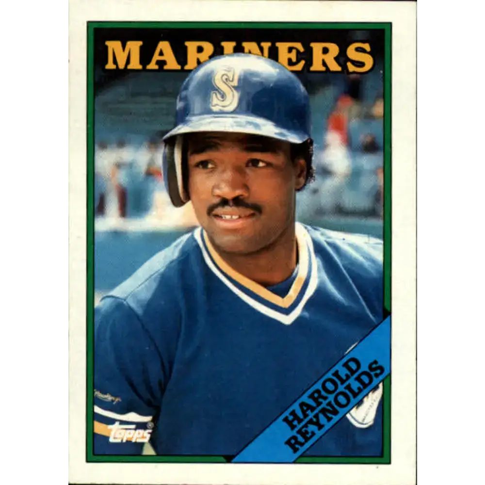 1988 Topps #485 Harold Reynolds NM-MT Seattle Mariners Baseball Card - Baseball Card Single