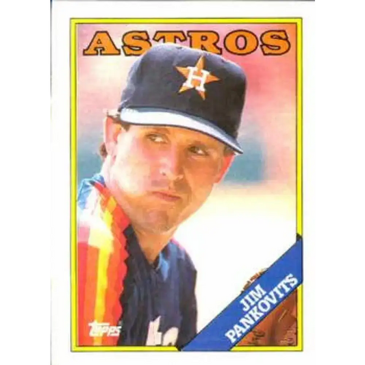 1988 Topps #487 Jim Pankovits NM-MT Houston Astros Baseball Card