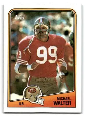1988 Topps #49 Michael Walter - Football Card Single