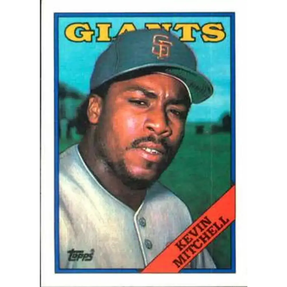 1988 Topps #497 Kevin Mitchell NM-MT San Francisco Giants Baseball Card - Baseball Card Single