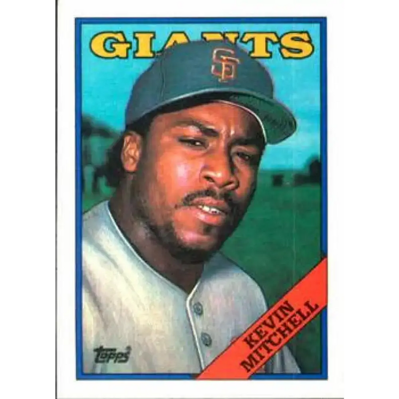 1988 Topps #497 Kevin Mitchell NM-MT San Francisco Giants Baseball Card - Baseball Card Single