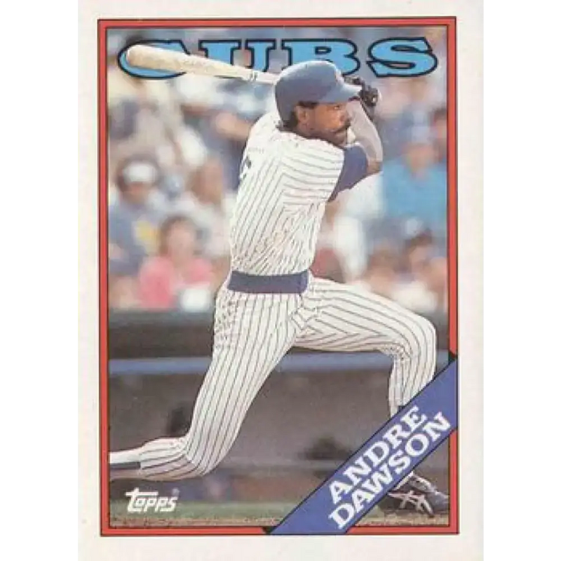 1988 Topps #500 Andre Dawson NM-MT Chicago Cubs Baseball Card - Baseball Card Single