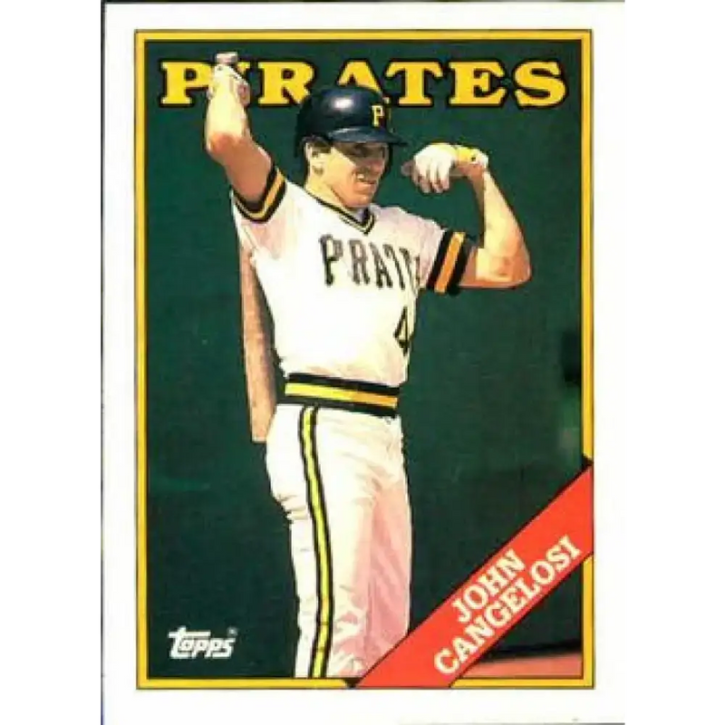1988 Topps #506 John Cangelosi NM-MT Pittsburgh Pirates Baseball Card - Baseball Card Single