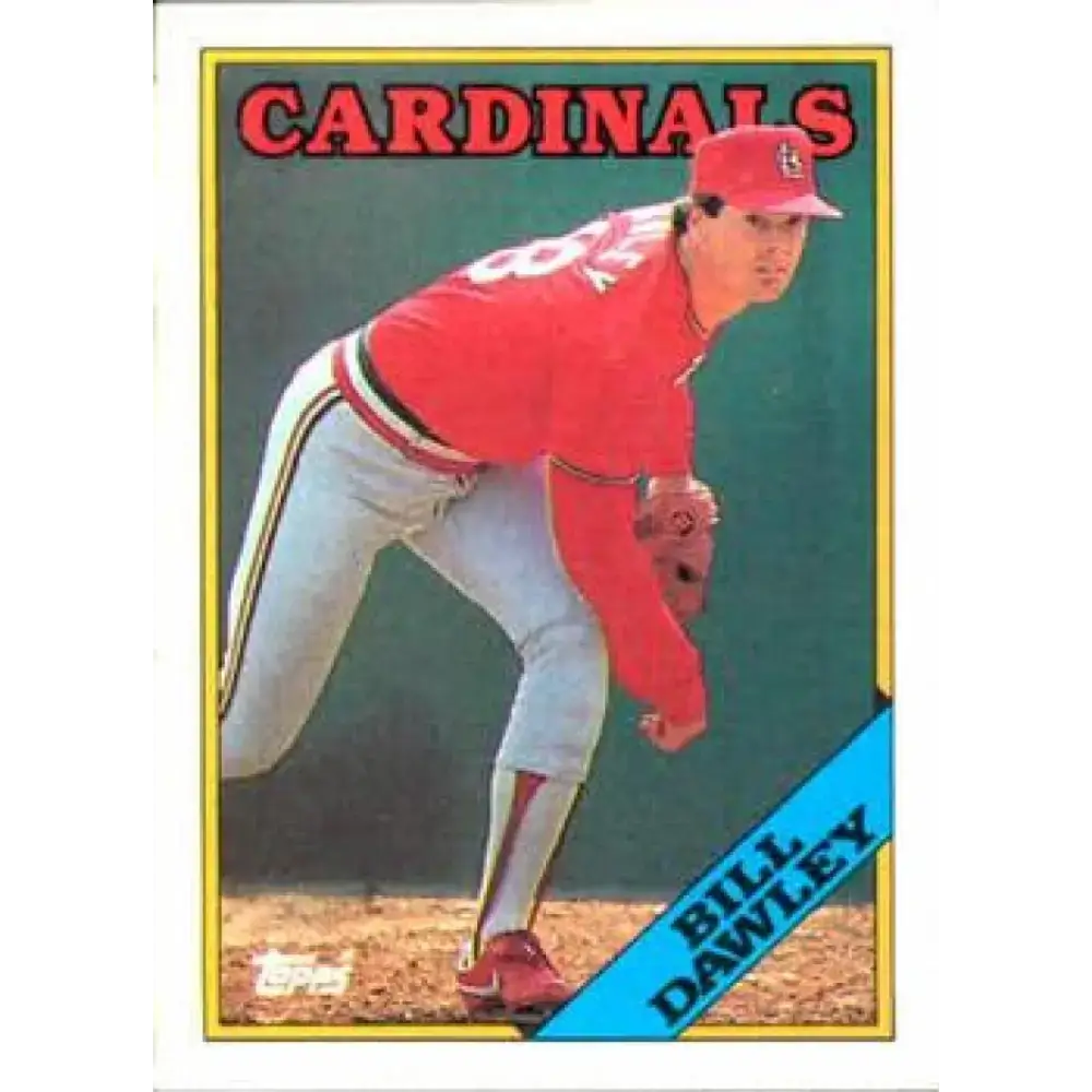 1988 Topps #509 Bill Dawley NM-MT St. Louis Cardinals Baseball Card - Baseball Card Single