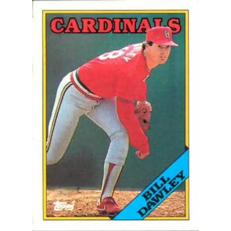 1988 Topps #509 Bill Dawley NM-MT St. Louis Cardinals Baseball Card - Baseball Card Single
