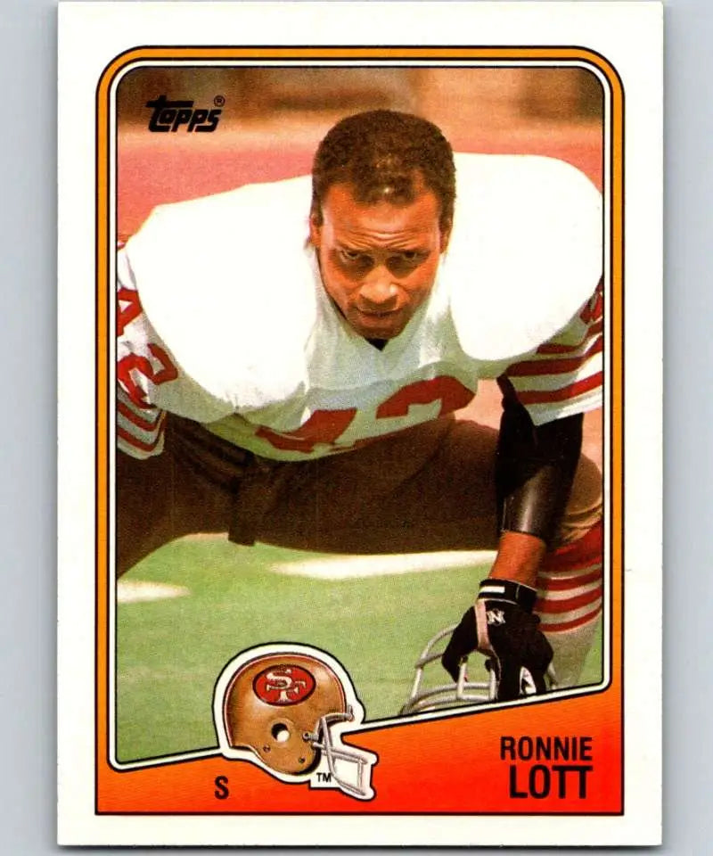 1988 Topps #51 Ronnie Lott EX Excellent San Francisco 49ers Football Card