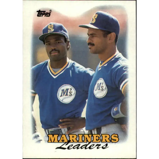 1988 Topps #519 Mariners Team Leaders NM-MT Seattle Mariners Baseball Card