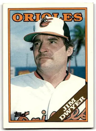 1988 Topps Jim Dwyer baseball card with original gloss Orioles ID 43672