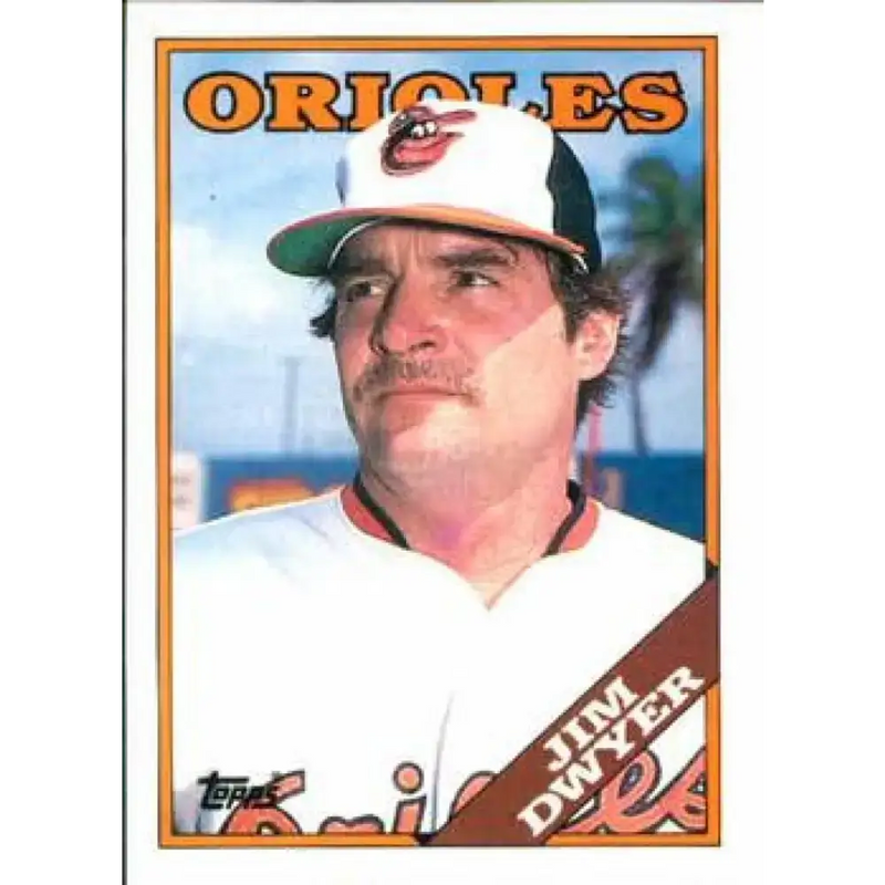 1988 Topps #521 Jim Dwyer NM-MT Baltimore Orioles Baseball Card - Baseball Card Single