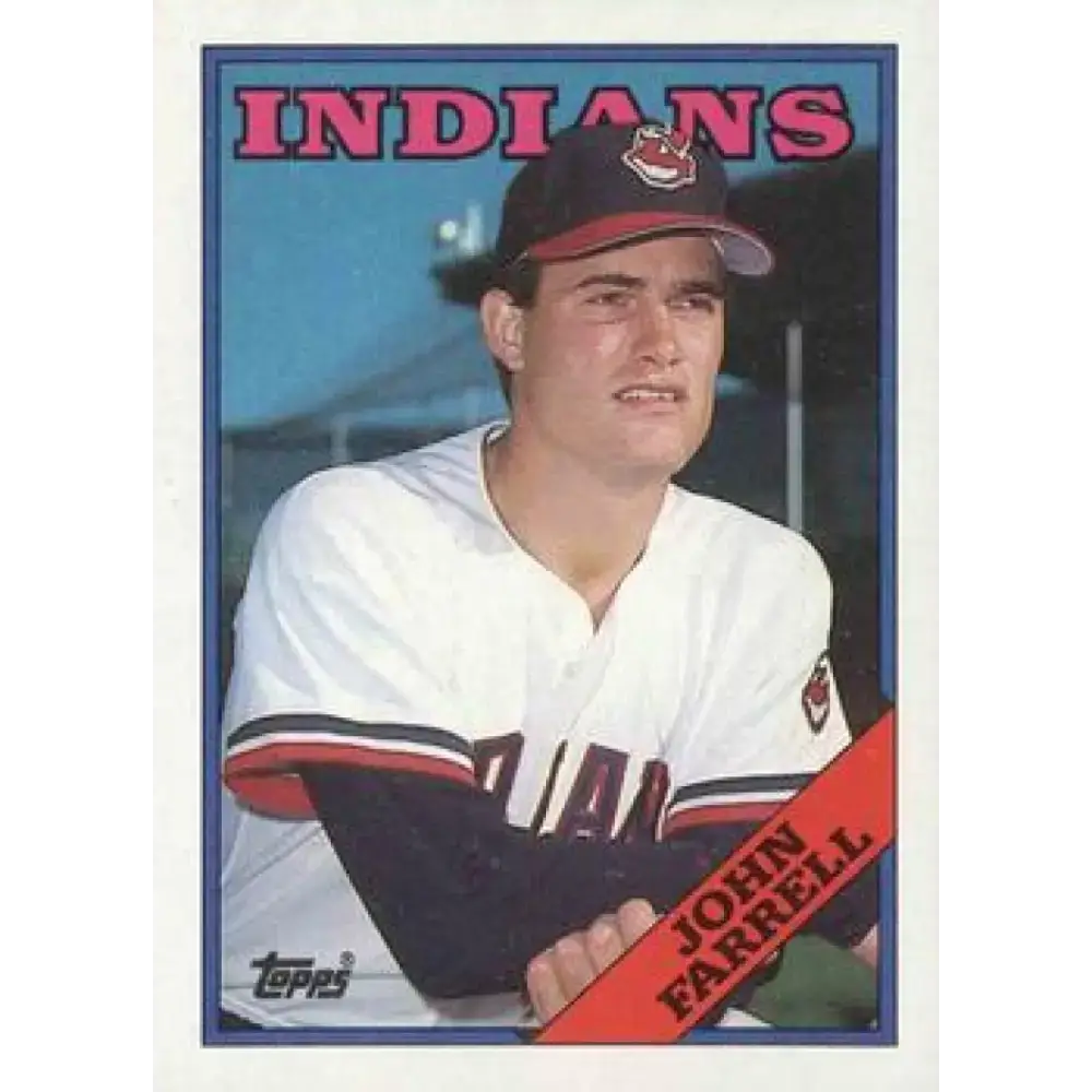 1988 Topps #533 John Farrell NM-MT RC Rookie Cleveland Indians Baseball Card - Baseball Card Single