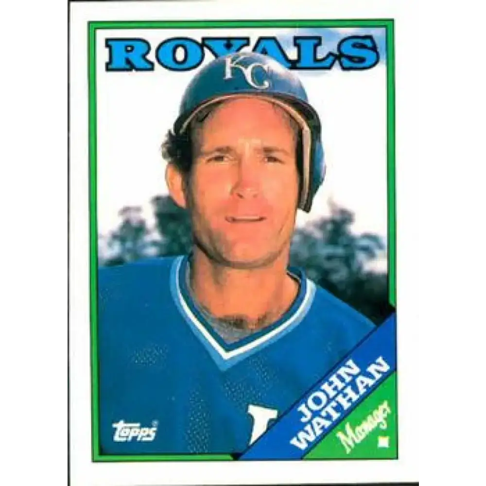 1988 Topps #534 John Wathan NM-MT Kansas City Royals Baseball Card - Baseball Card Single