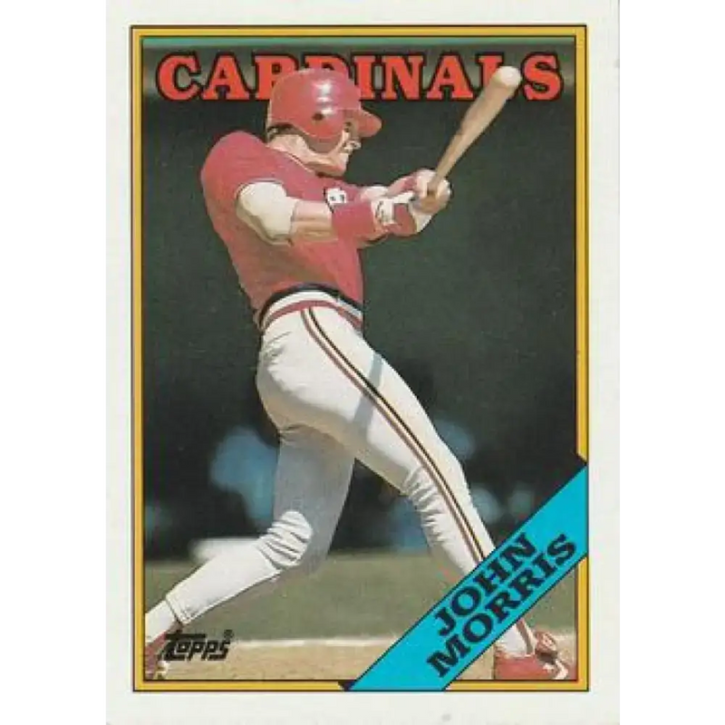 1988 Topps #536 John Morris NM-MT St. Louis Cardinals Baseball Card - Baseball Card Single