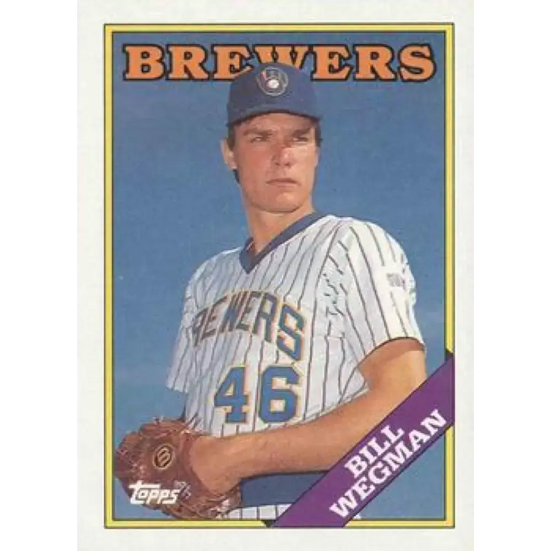 1988 Topps #538 Bill Wegman NM-MT Milwaukee Brewers Baseball Card