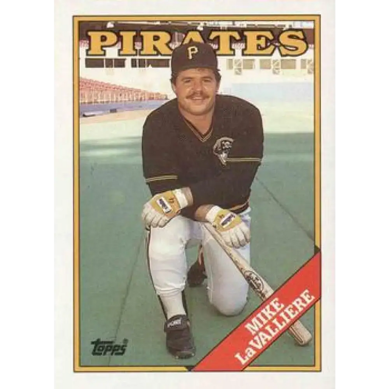 1988 Topps #539 Mike LaValliere NM-MT Pittsburgh Pirates Baseball Card - Baseball Card Single