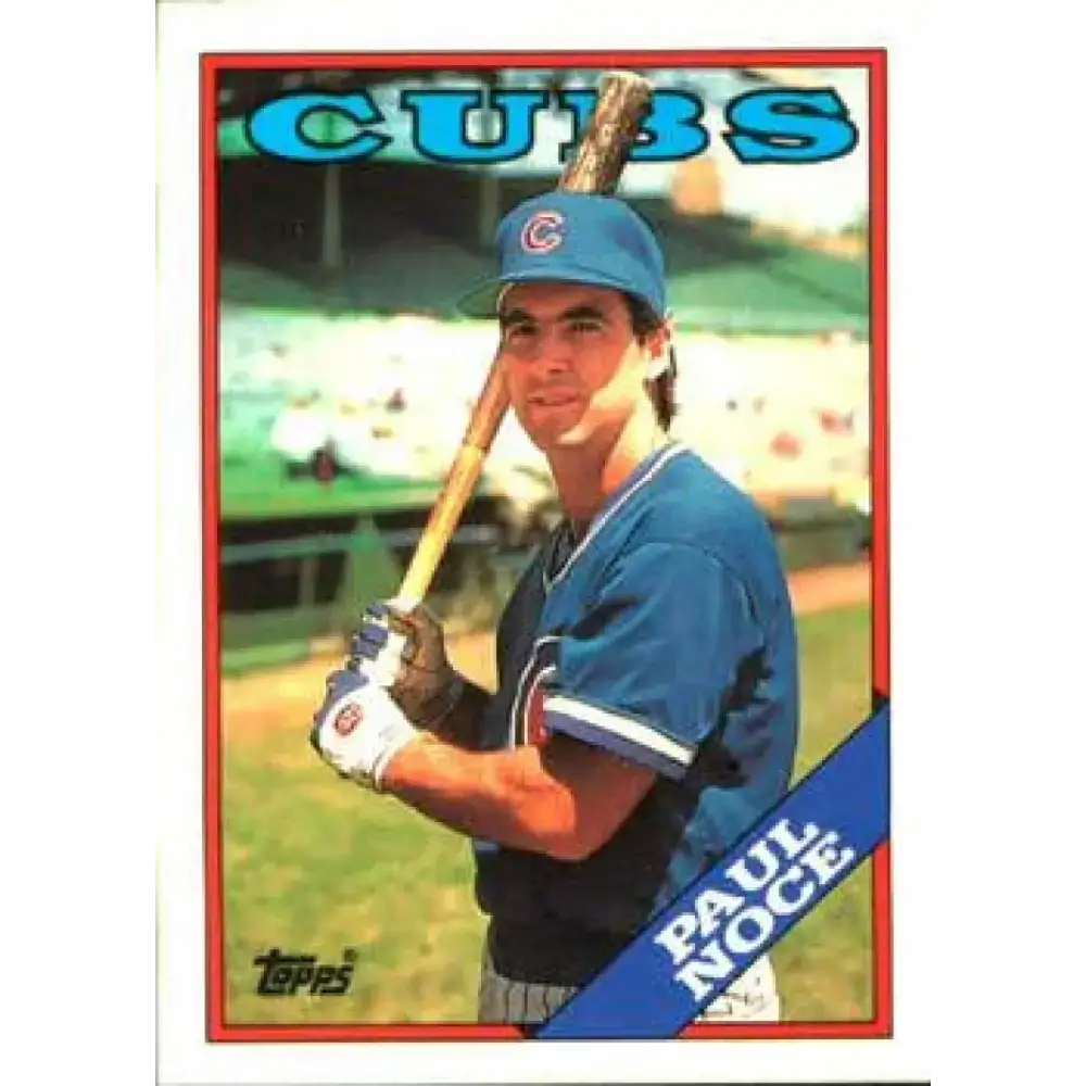 1988 Topps #542 Paul Noce NM-MT RC Rookie Chicago Cubs Baseball Card - Baseball Card Single