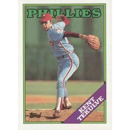 1988 Topps #543 Kent Tekulve NM-MT Philadelphia Phillies Baseball Card