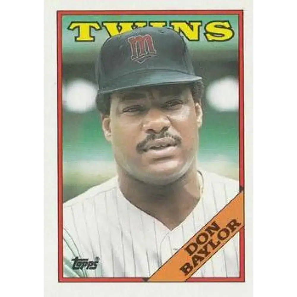 1988 Topps #545 Don Baylor NM-MT Minnesota Twins Baseball Card - Baseball Card Single