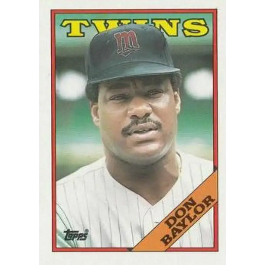 1988 Topps #545 Don Baylor NM-MT Minnesota Twins Baseball Card