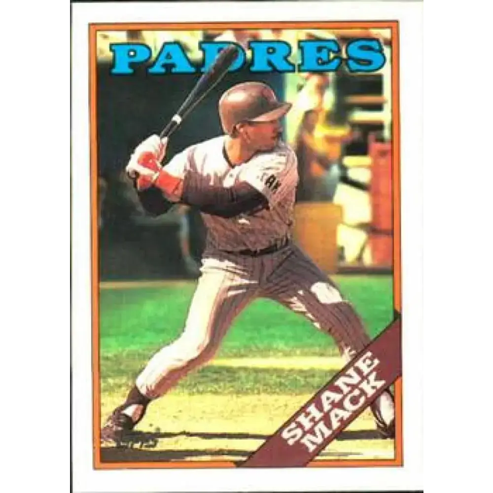 1988 Topps #548 Shane Mack NM-MT San Diego Padres Baseball Card - Baseball Card Single