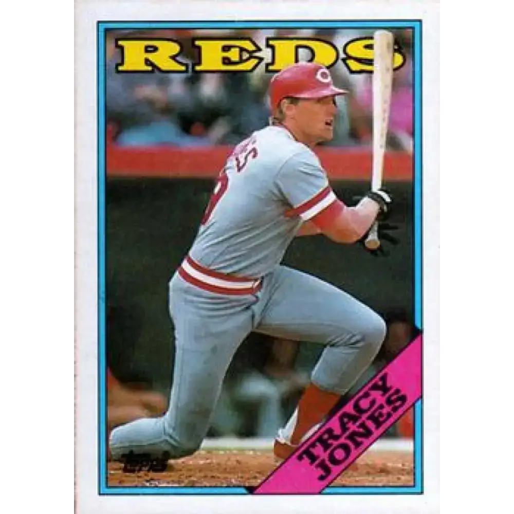 1988 Topps #553 Tracy Jones NM-MT Cincinnati Reds Baseball Card - Baseball Card Single
