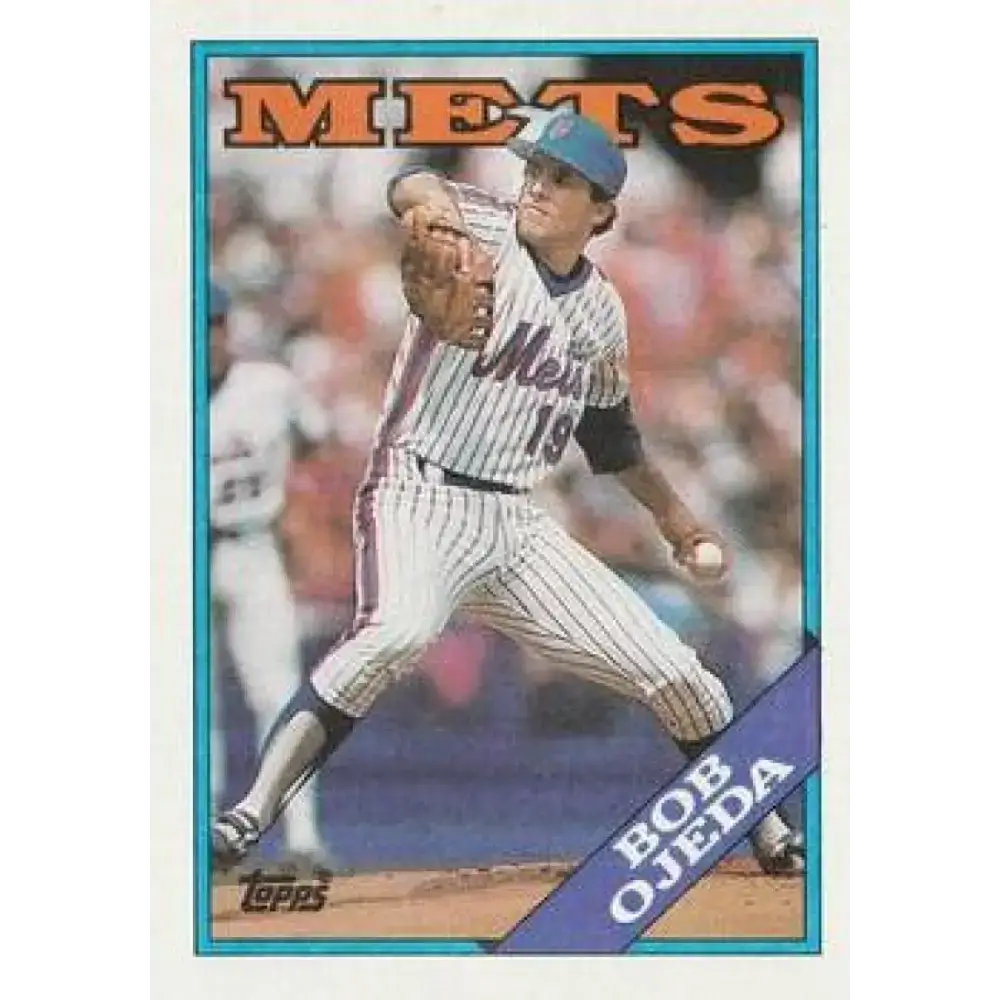 1988 Topps #558 Bob Ojeda NM-MT New York Mets Baseball Card - Baseball Card Single