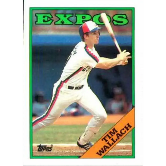 1988 Topps #560 Tim Wallach NM-MT Montreal Expos Baseball Card - Baseball Card Single