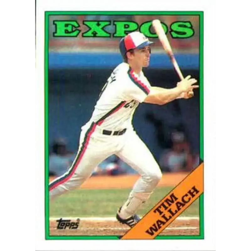 1988 Topps #560 Tim Wallach NM-MT Montreal Expos Baseball Card - Baseball Card Single