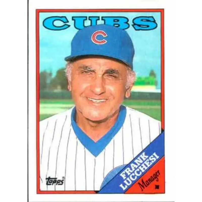 1988 Topps #564 Frank Lucchesi NM-MT Chicago Cubs Baseball Card - Baseball Card Single